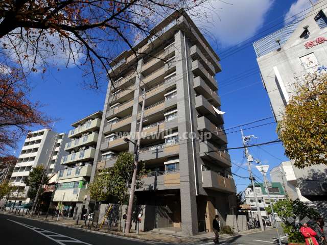 エーベル東園田2番館の外観（南東側から）