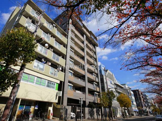 エーベル東園田2番館の外観（南西側から）