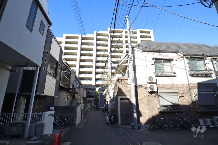 アリュールゼームス坂の外観(南側から)