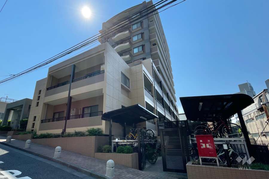 エスバイエルマンション御殿山の外観（西側から）