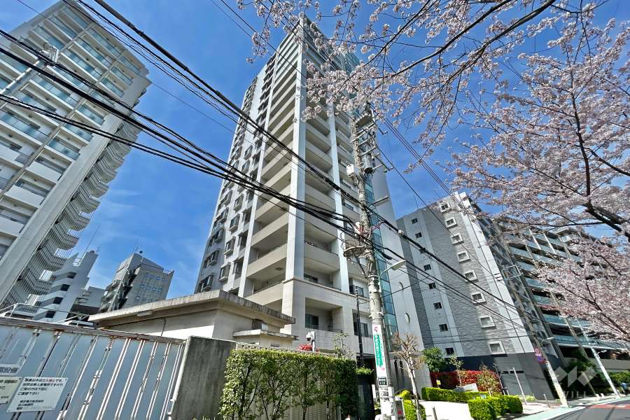 エティア目黒ウエストタワーの外観（北東側から）