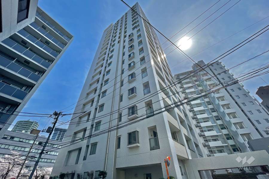 エティア目黒ウエストタワーの外観（北西側から）