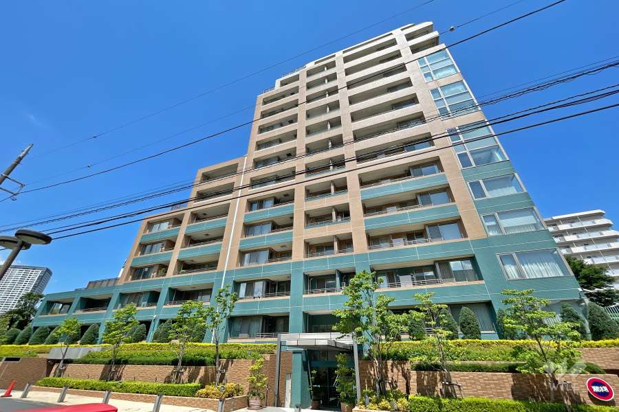 パークコート御殿山ジエストの外観（南西側から）