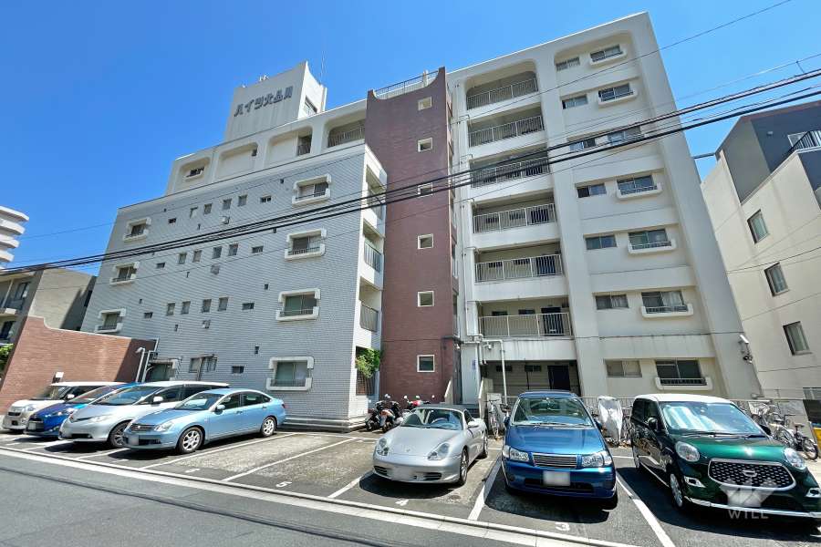 ハイツ北品川の外観（北西側から）