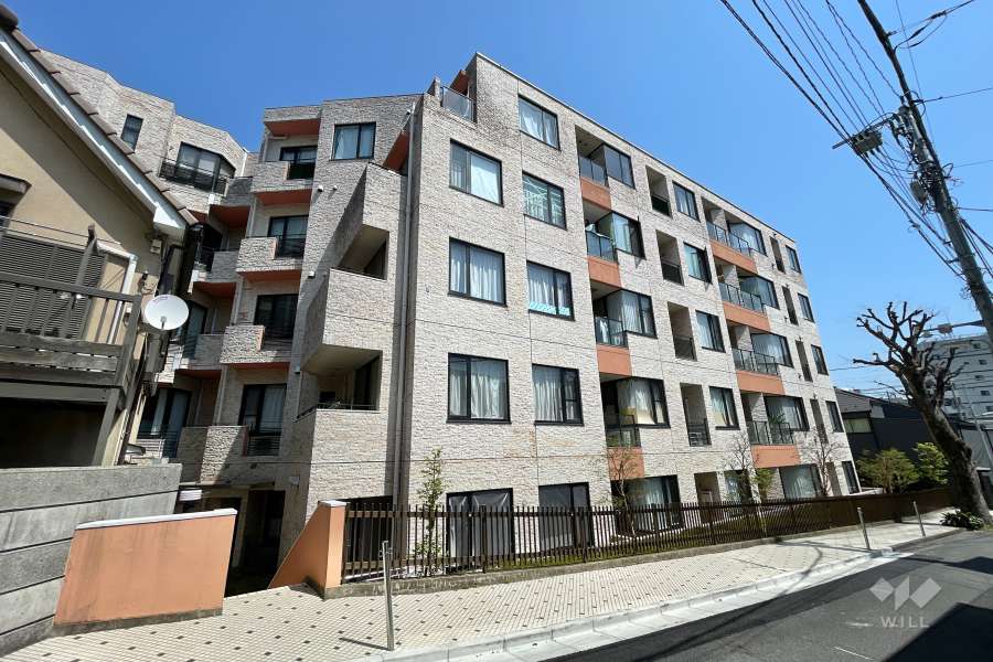 パレプラス大井町の外観（南西側から）