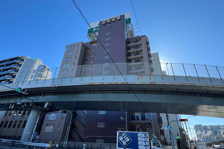 ニックハイム大森海岸の外観（北西側から）