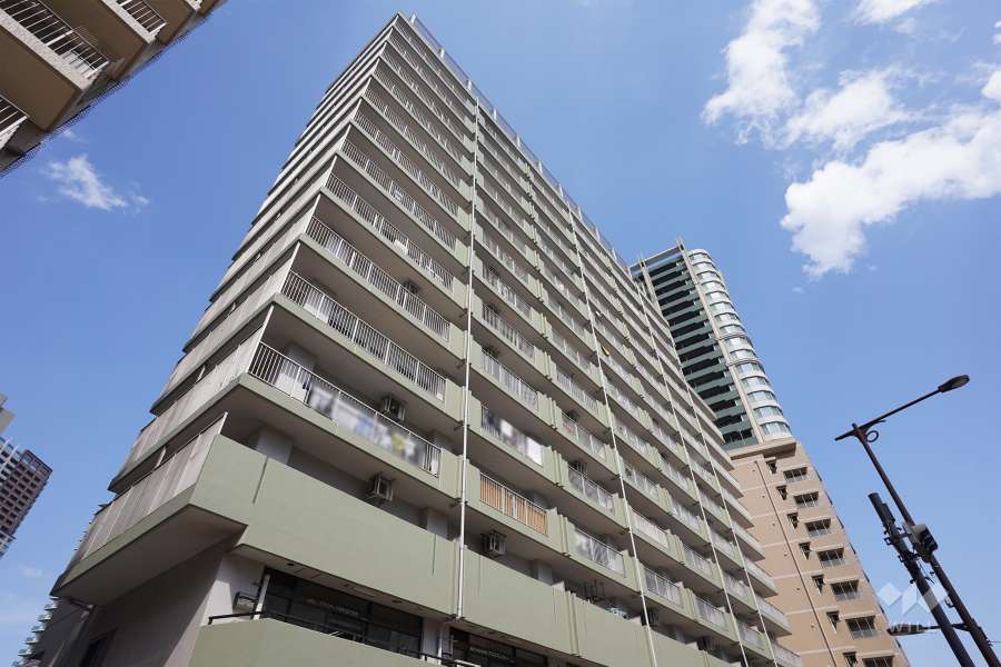 グリーンプラザ五反田第2の外観（西側から）　