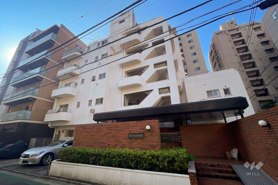 サンライズ五反田の外観（北西側から）