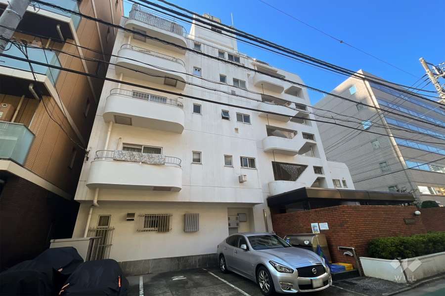 サンライズ五反田の外観（北東側から）
