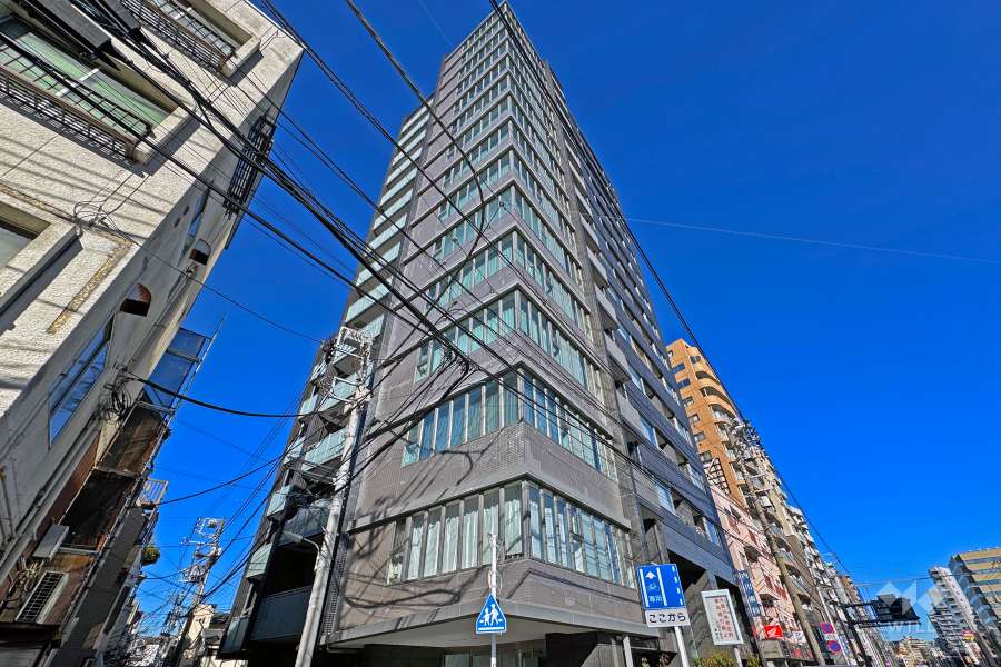 シティハウス東大井の外観（南側から）