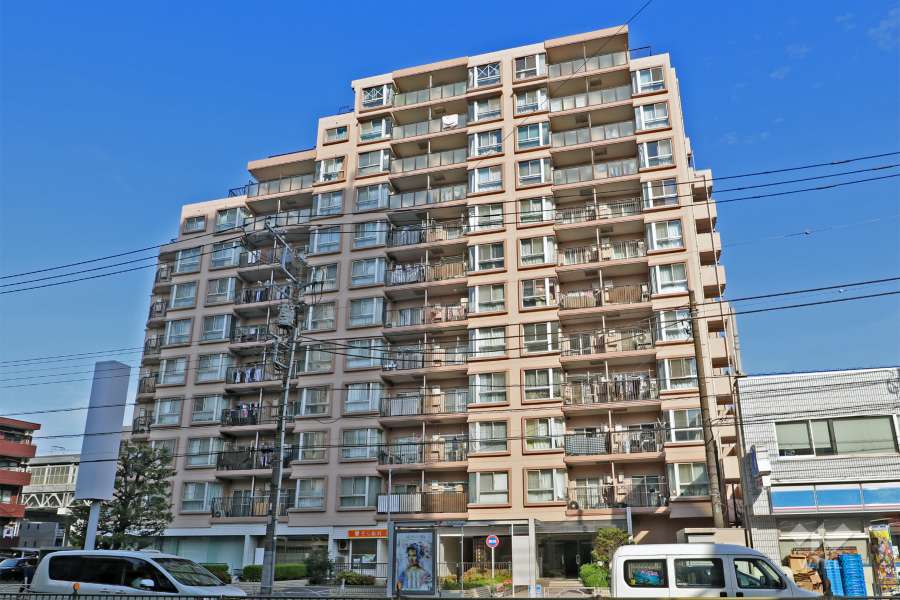 ステーションプラザ立会川の外観（南西側から）