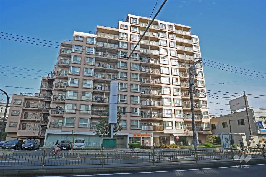 ステーションプラザ立会川の外観（北西側から）