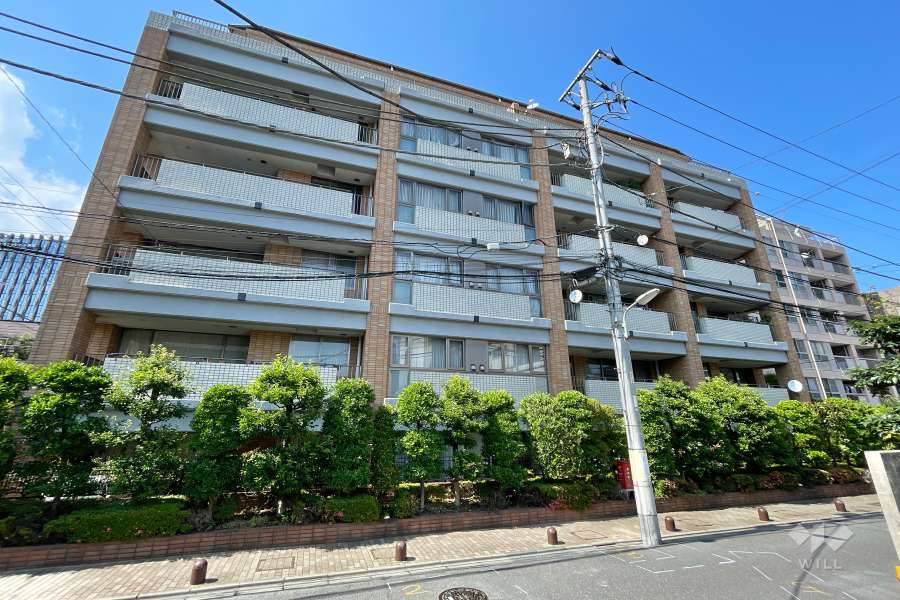 フォレセーヌ御殿山弐番館の外観（南側から）　