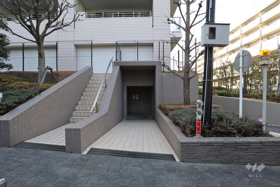 駐輪場の出入り口