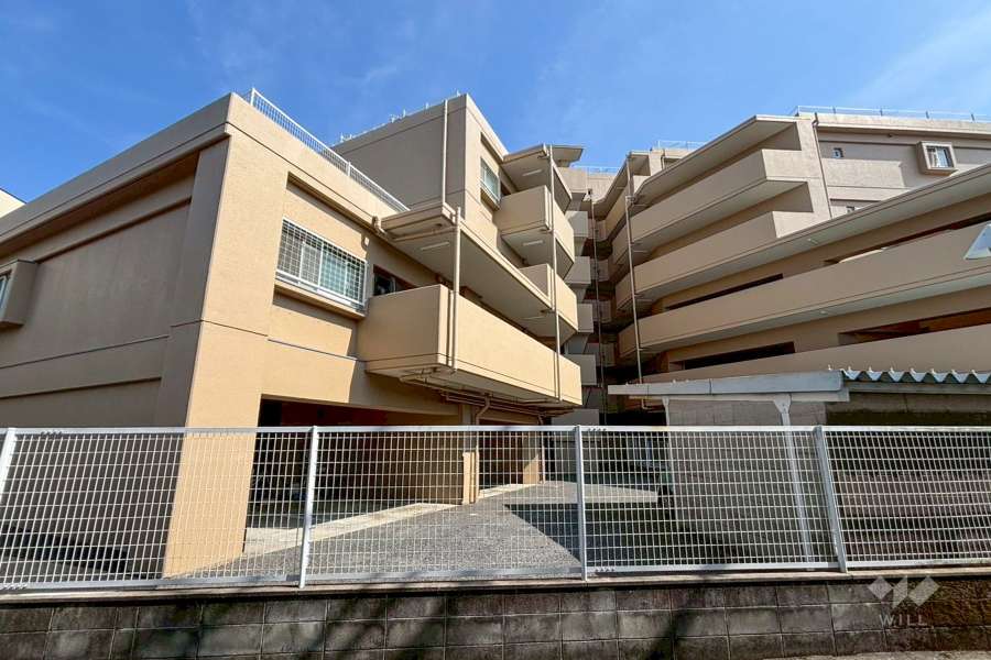 武庫之荘フレックスの外観(北西側から)