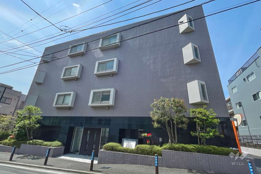 ライオンズシティ不動前の外観（北側から）　