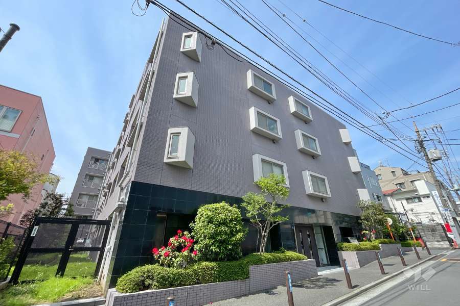 ライオンズシティ不動前の外観（東側から）