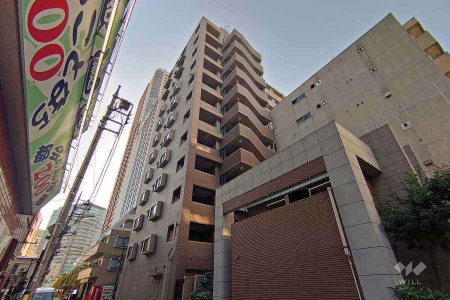 ライオンズプラザ五反田の外観（北東側から）