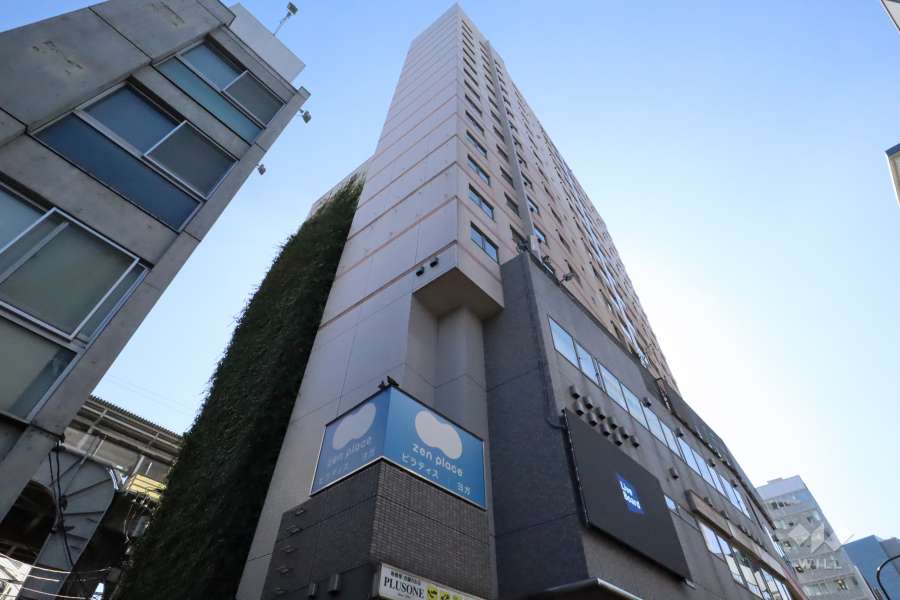 リビオ五反田プラグマＧタワーの外観(北西側から)