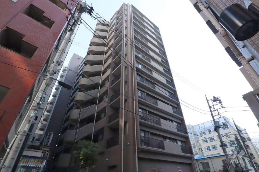 ルイシャトレ五反田の外観(北西側から)　　