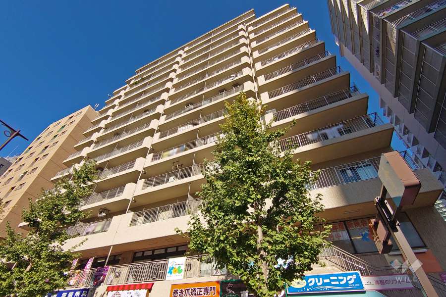 五反田ロイヤルハイツの外観（南側から）