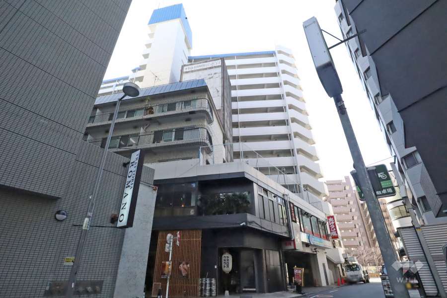 秀和五反田駅前レジデンスの外観(北西側から)