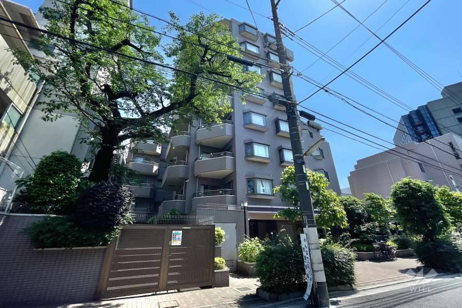 朝日マンション御殿山の外観（北東側から）