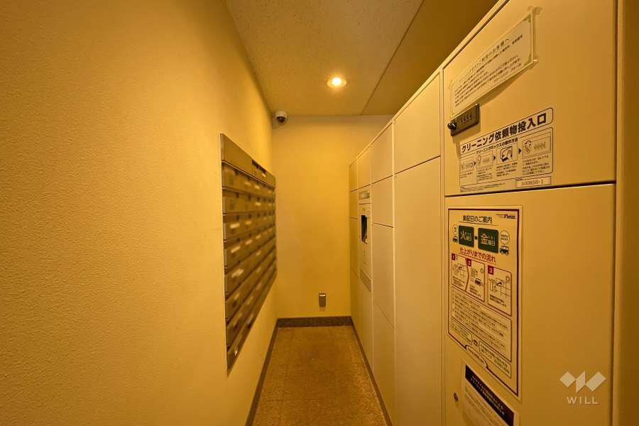 共用ポストと宅配ボックス