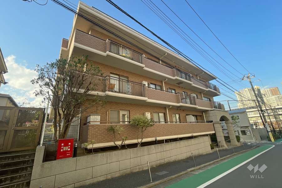 朝日マンション大崎の外観（南西側から）