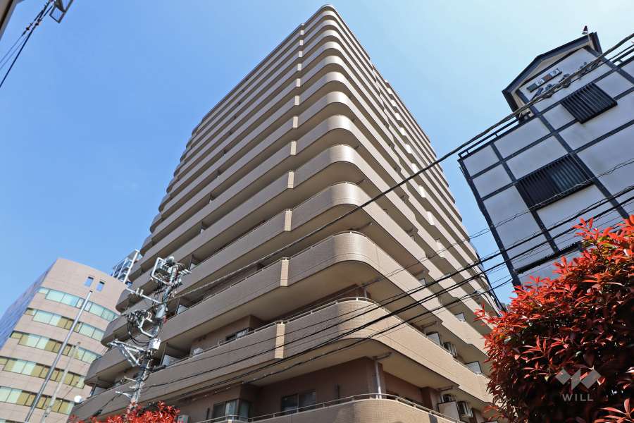 東急ドエル・アルス目黒の外観（南西側から）
