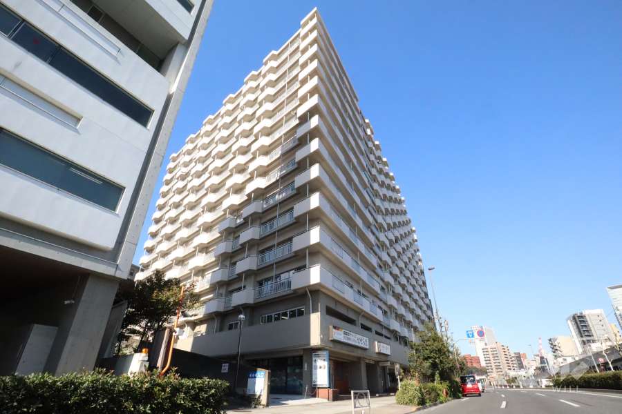 北品川サンハイツの外観(南東側から)