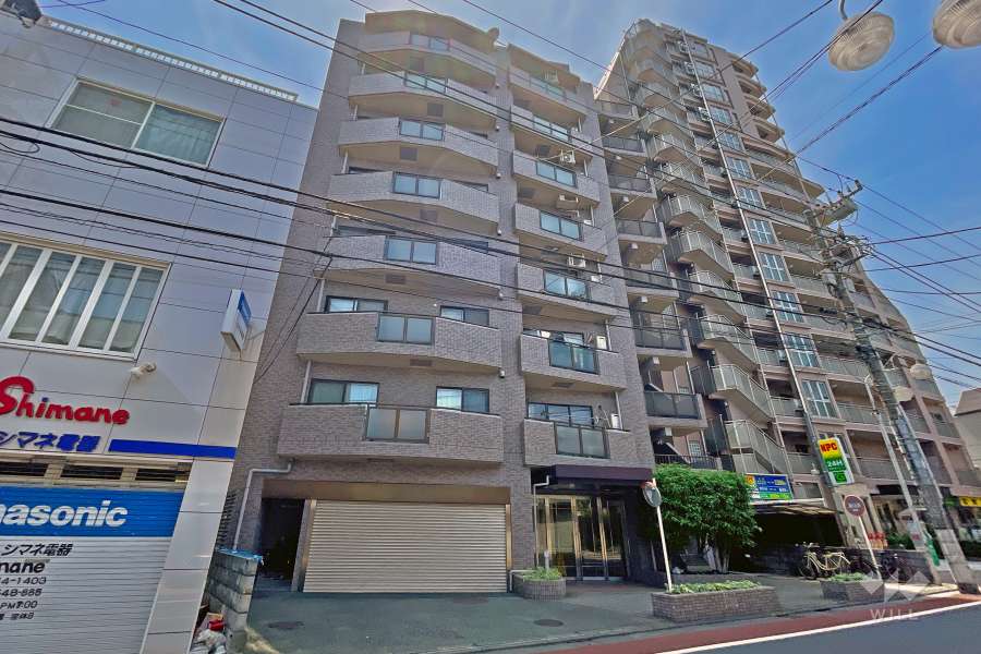 ナイスアーバン大井の外観（北東側から）