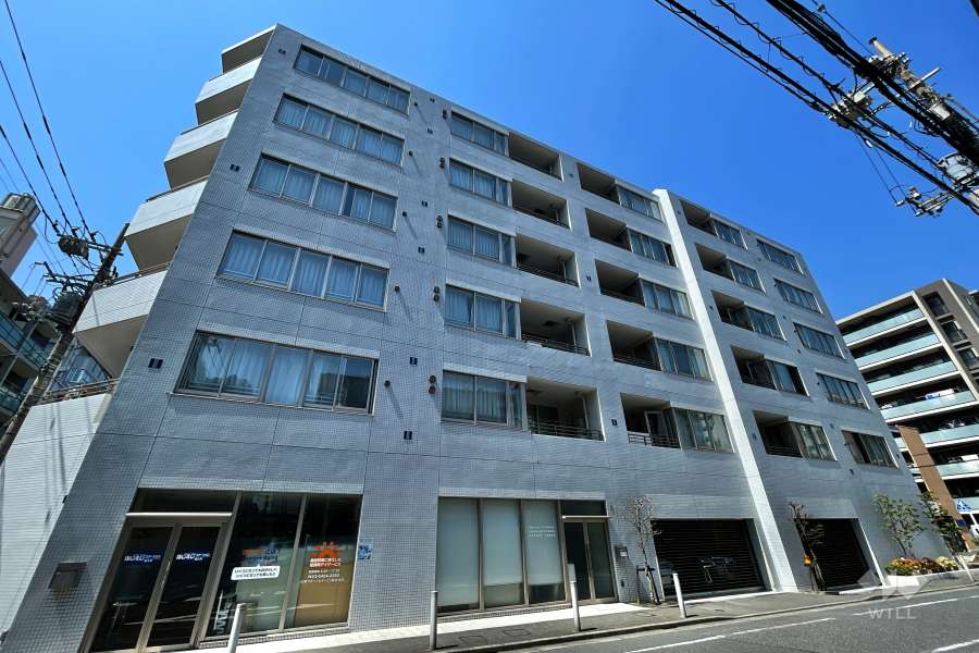 パークハウス大森リルウイングの外観(南東側から）