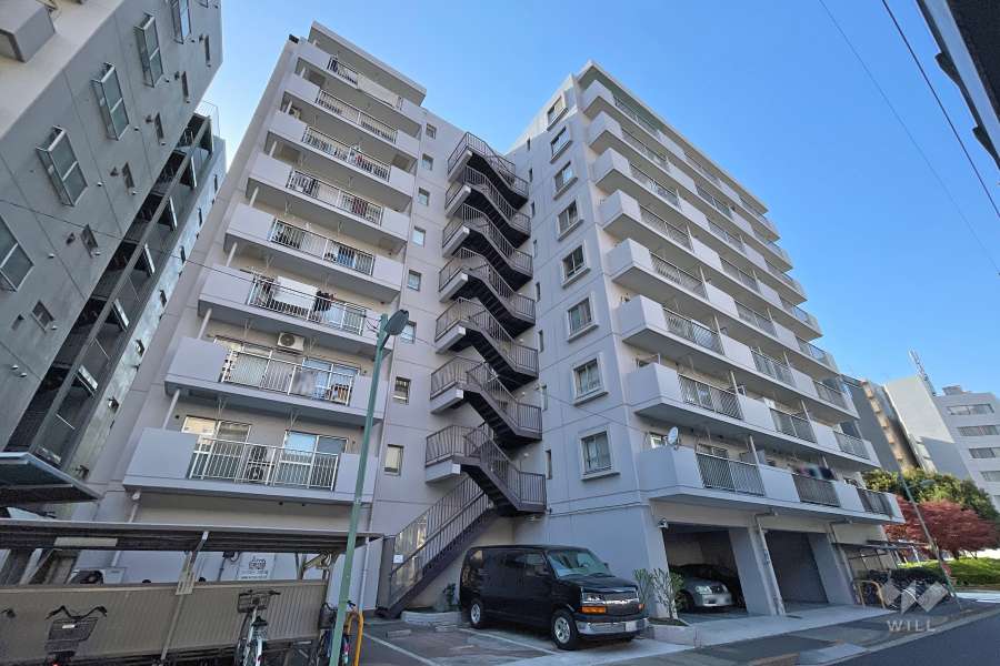 ライオンズマンション大森第5の外観（南東側から）