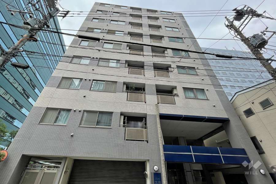 リシェ大井の外観（東側から）