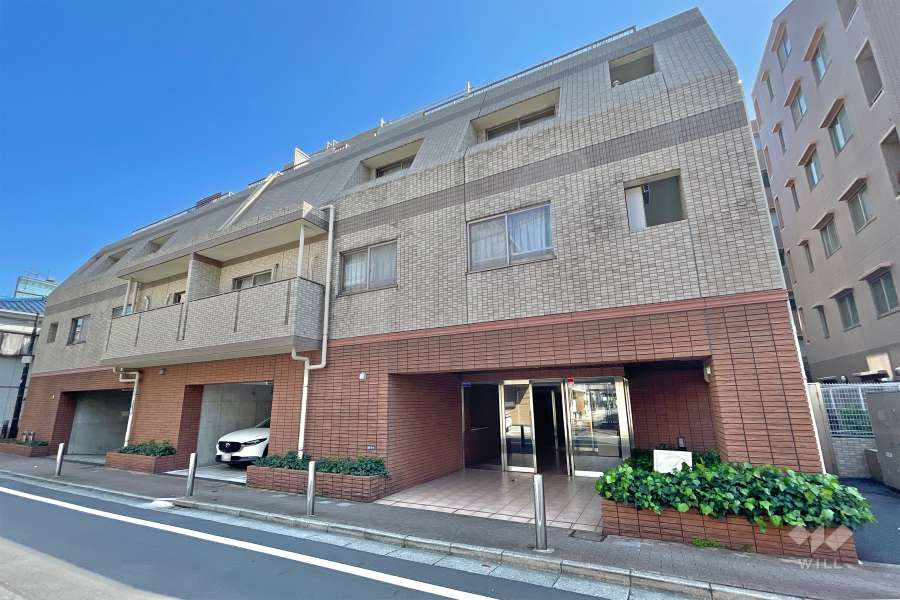 ワールドパレス南大井プレイシズの外観（北西側から）