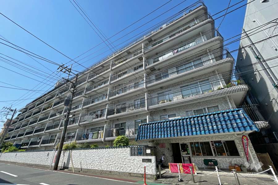 秀和大森レジデンスの外観（南東側から）