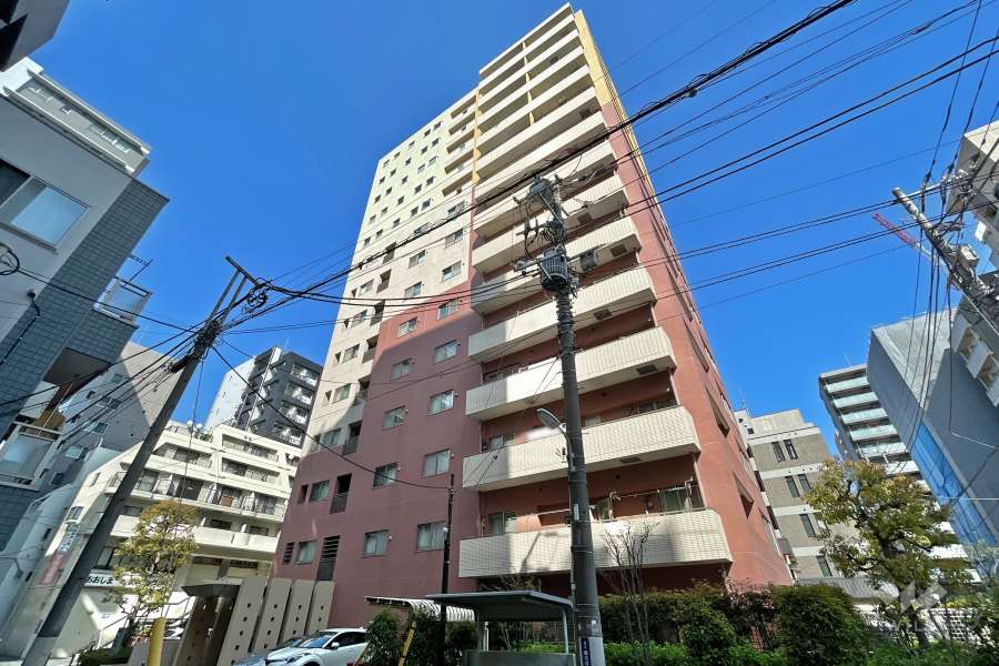 大森シティタワーの外観（南西側から）