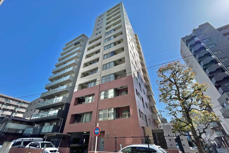 大森シティタワーの外観（北側から）