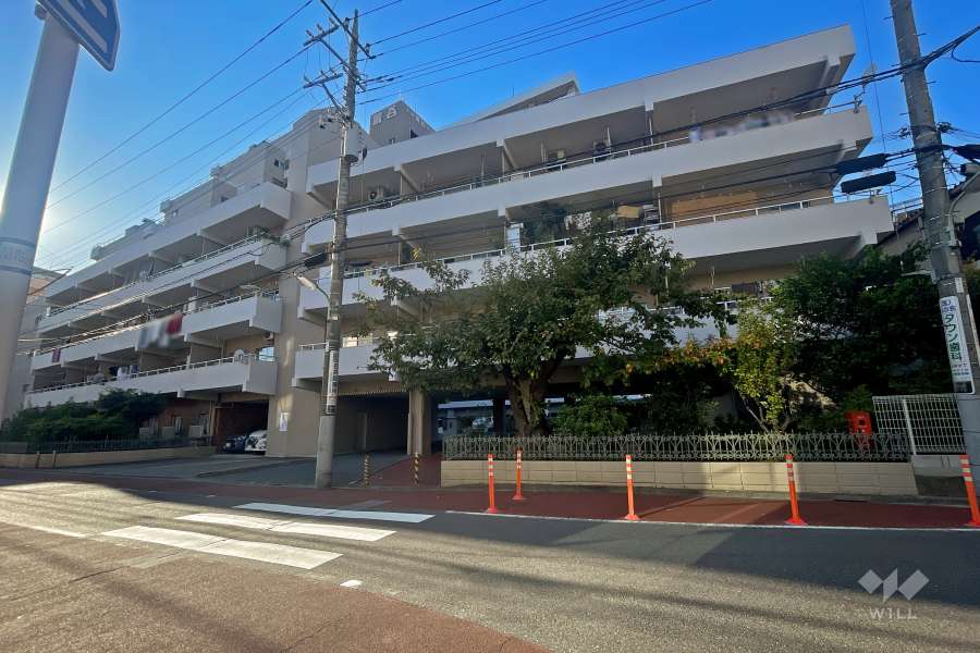 大森永谷マンションの外観（東側から）

