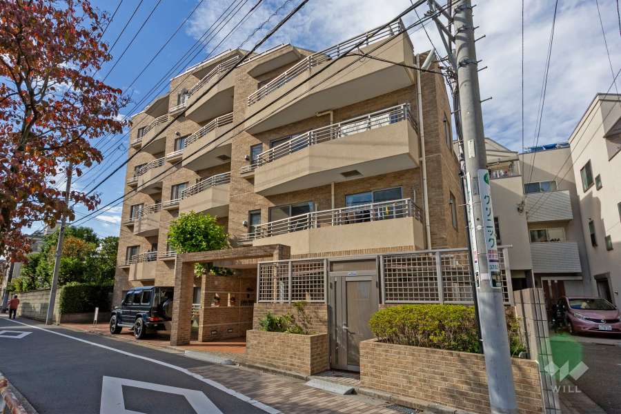 カーサフェリス洗足の外観（南東側から）