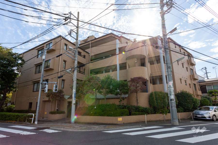 旗の台フラットの外観（北東側から）