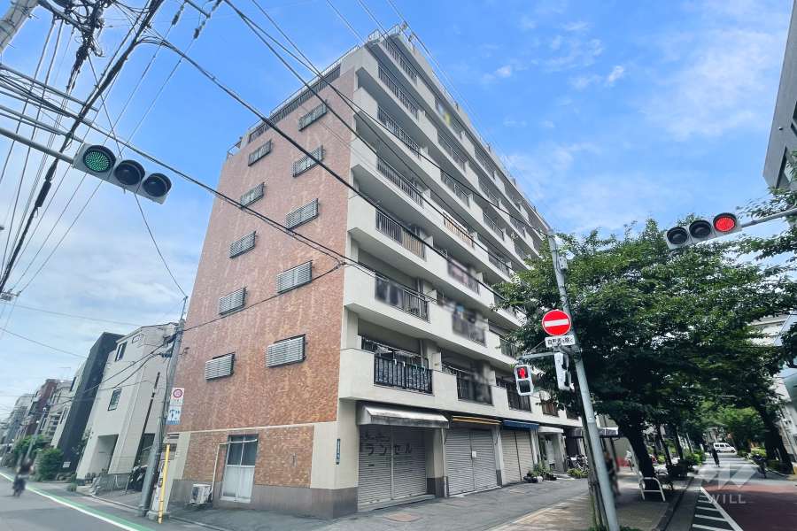 西小山サマリヤマンションの外観（北西側から）