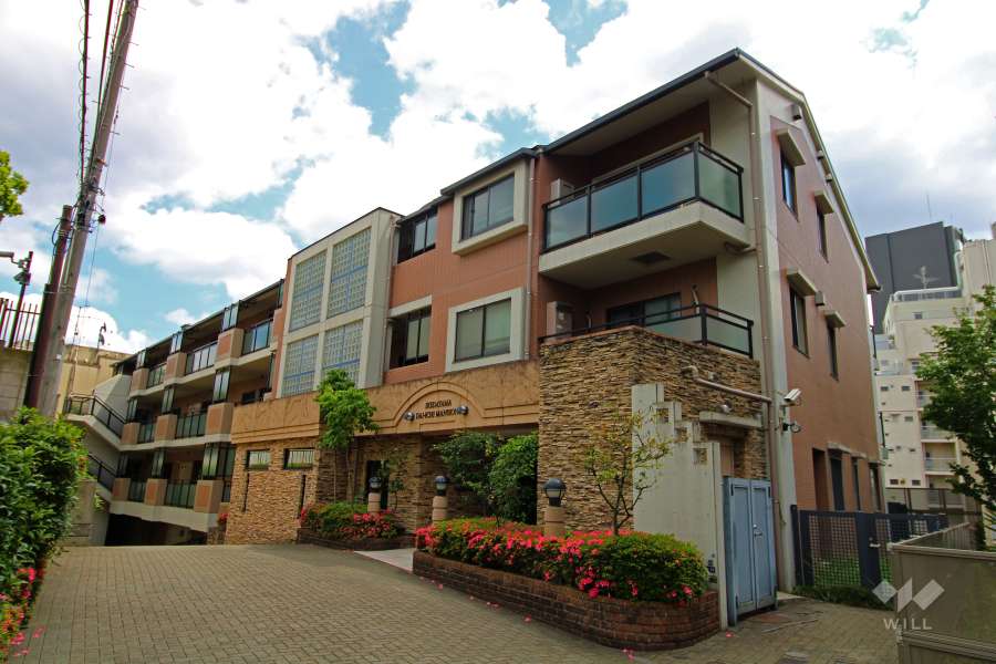 池田山第一マンションズの外観（北西側から）