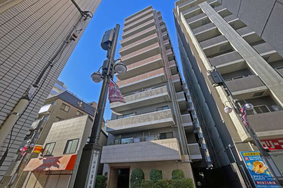 エスバイエルマンション北品川の外観（北東側から）