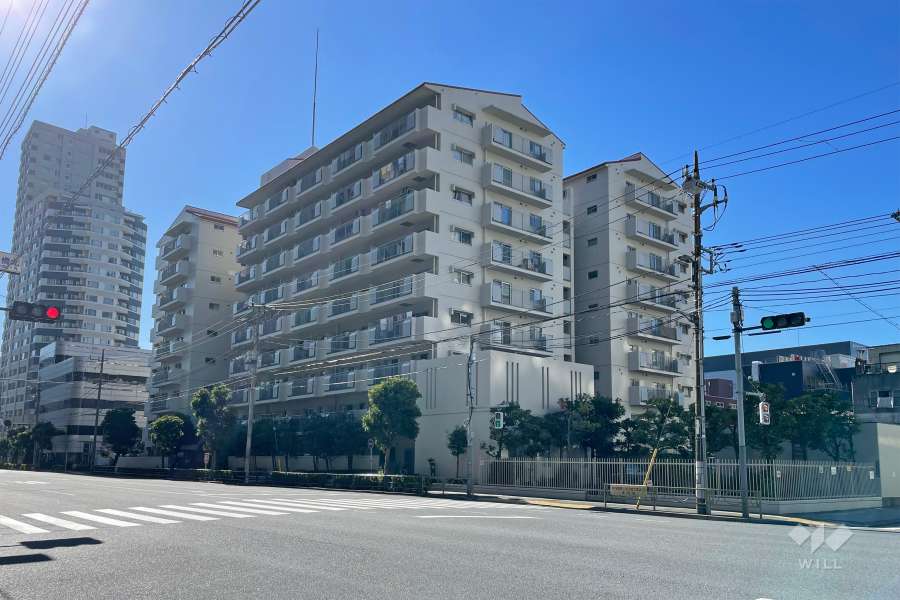 シャルマン東品川の外観（北東側から）