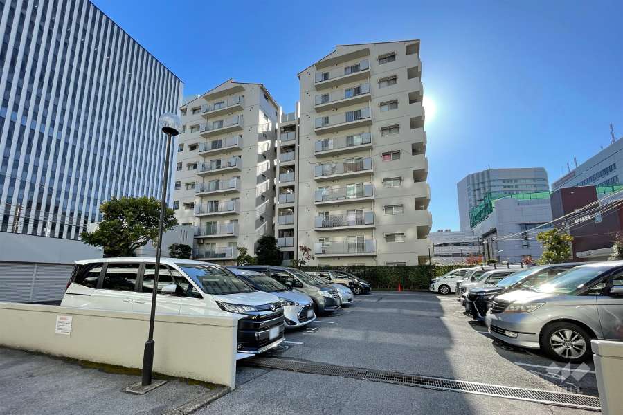 シャルマン東品川の外観（北側から）