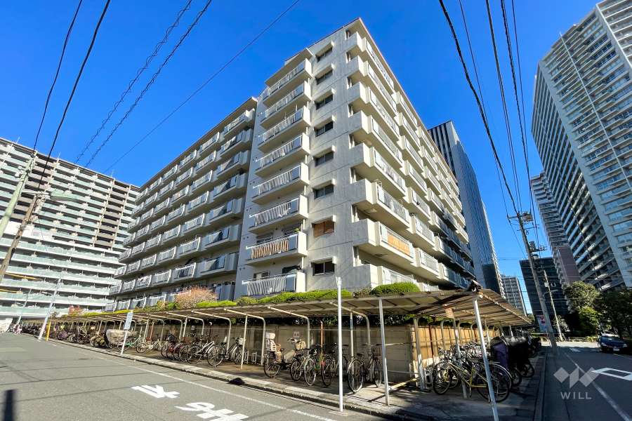 シャルマン東品川の外観（南西側から）