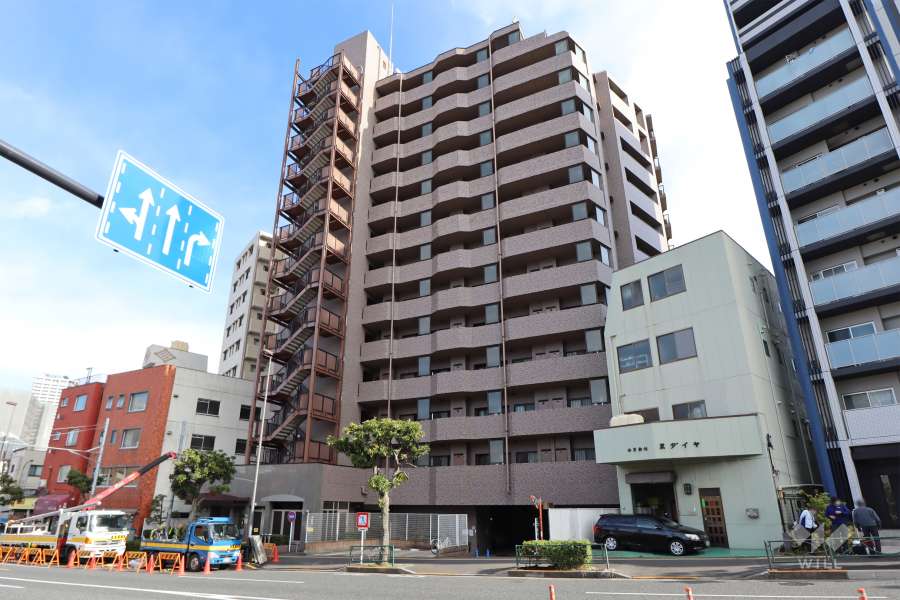 ナイスアーバン北品川の外観(西側から)