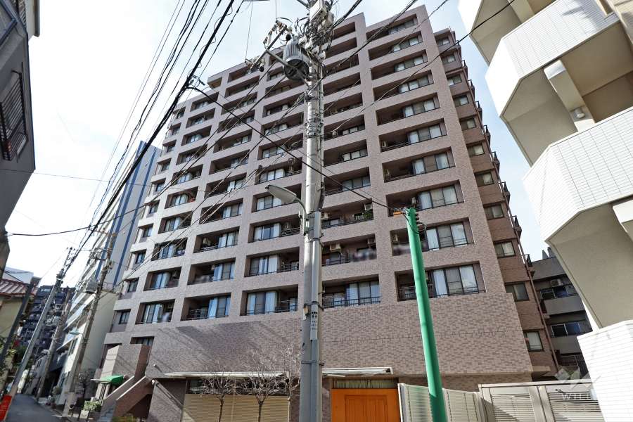 ナイスアーバン北品川の外観(北東側から)